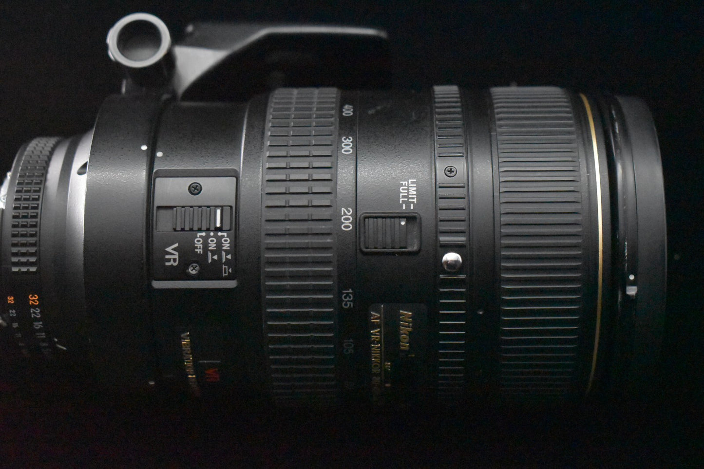Nikon AF VR NIKKOR 80-400mm F/4.5-5.6 D ED Zoom F mount Telephoto Lens 6827