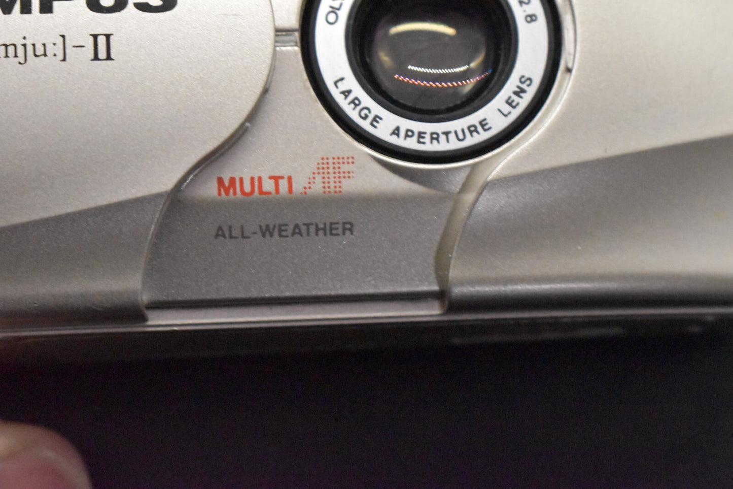 [1 Yr Warranty] Olympus μ mju II 35mm F2.8 Point & Shoot Film Camera Japan 6396