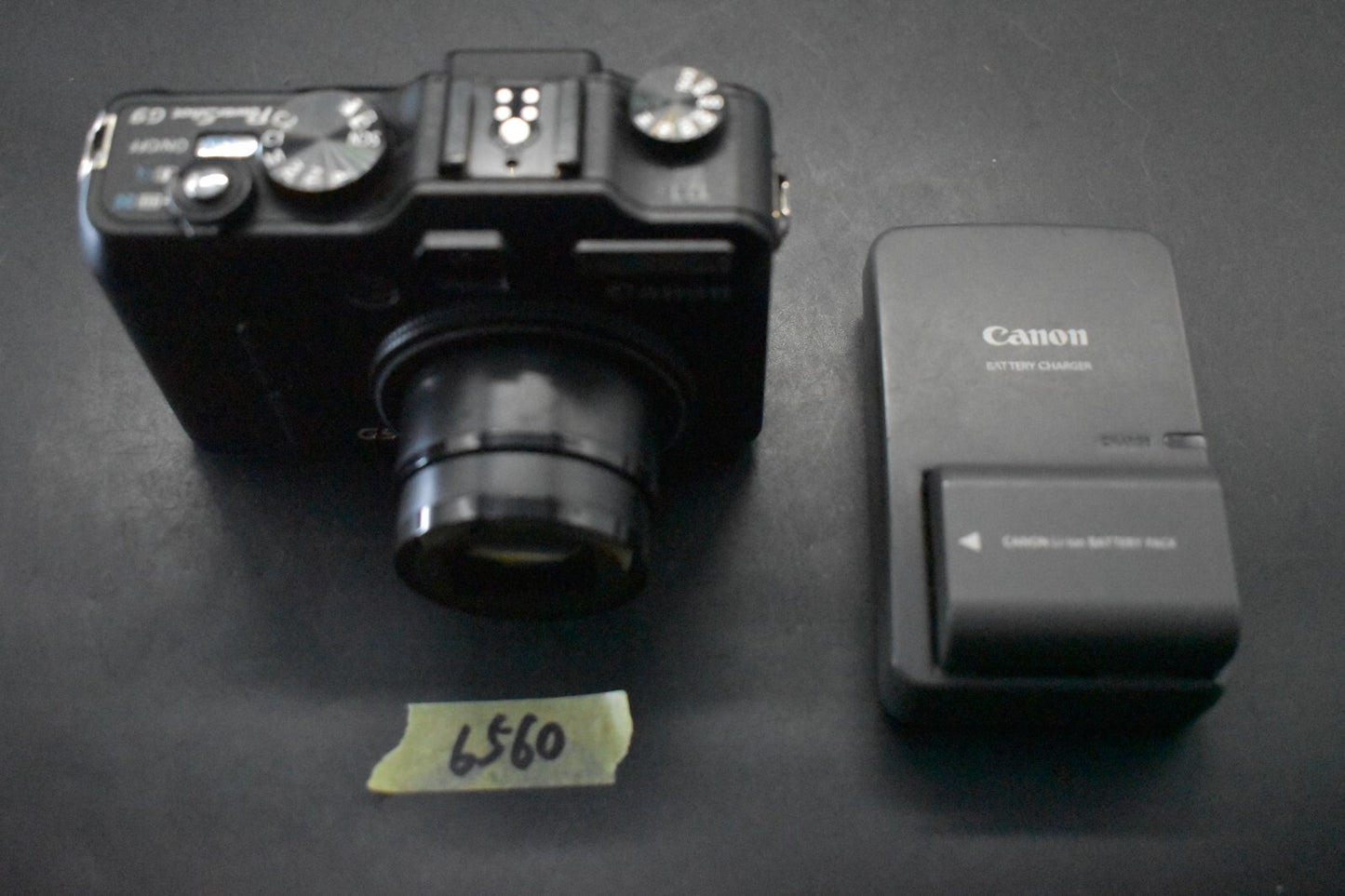 [1 Yr Warranty] Canon PowerShot G9 Black 12.1MP Digital Camera 6x zoom 6560
