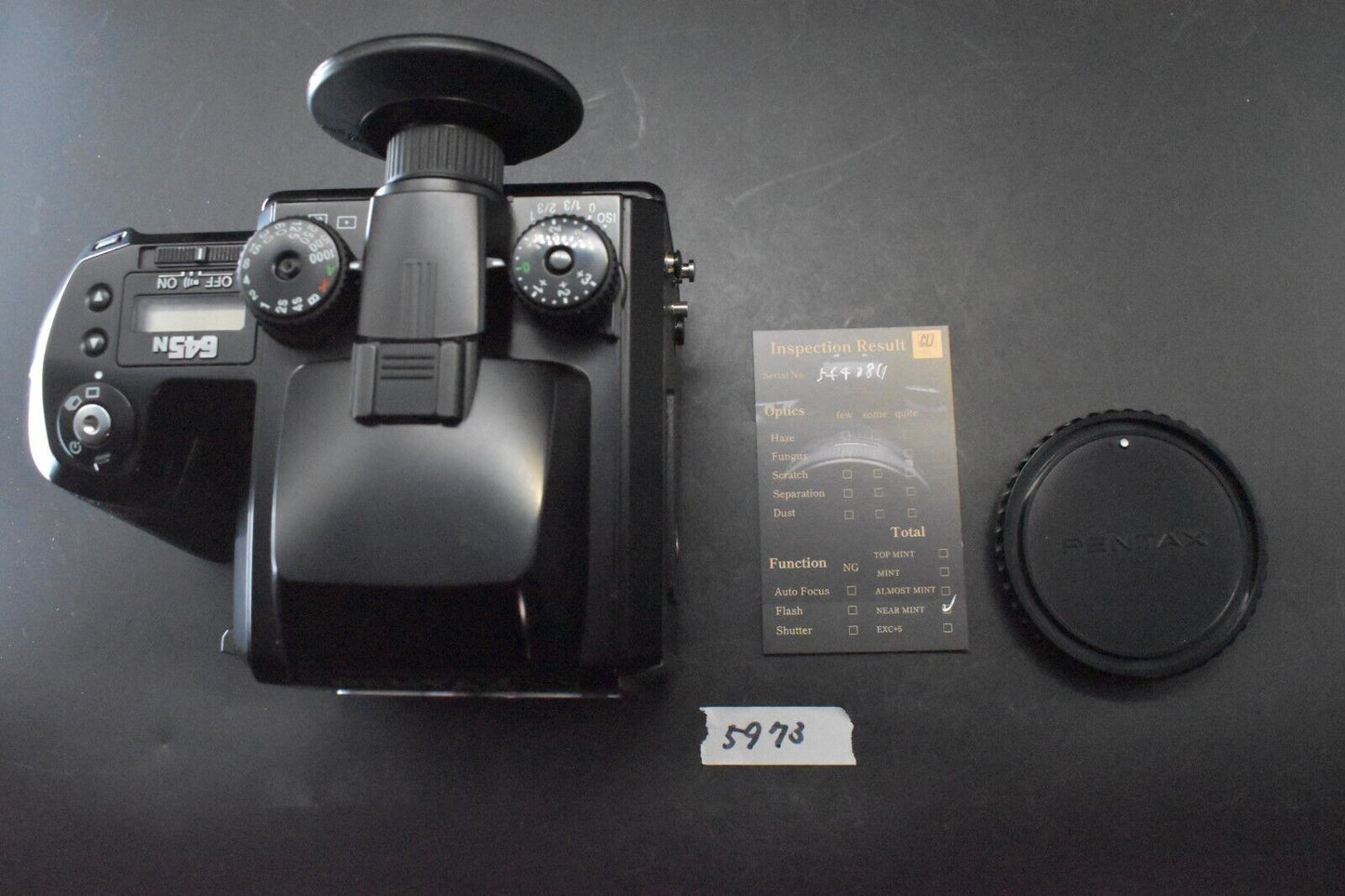 [1 Yr warranty] Pentax 645N Medium Format Film Camera 220 Film Back Holder 5973