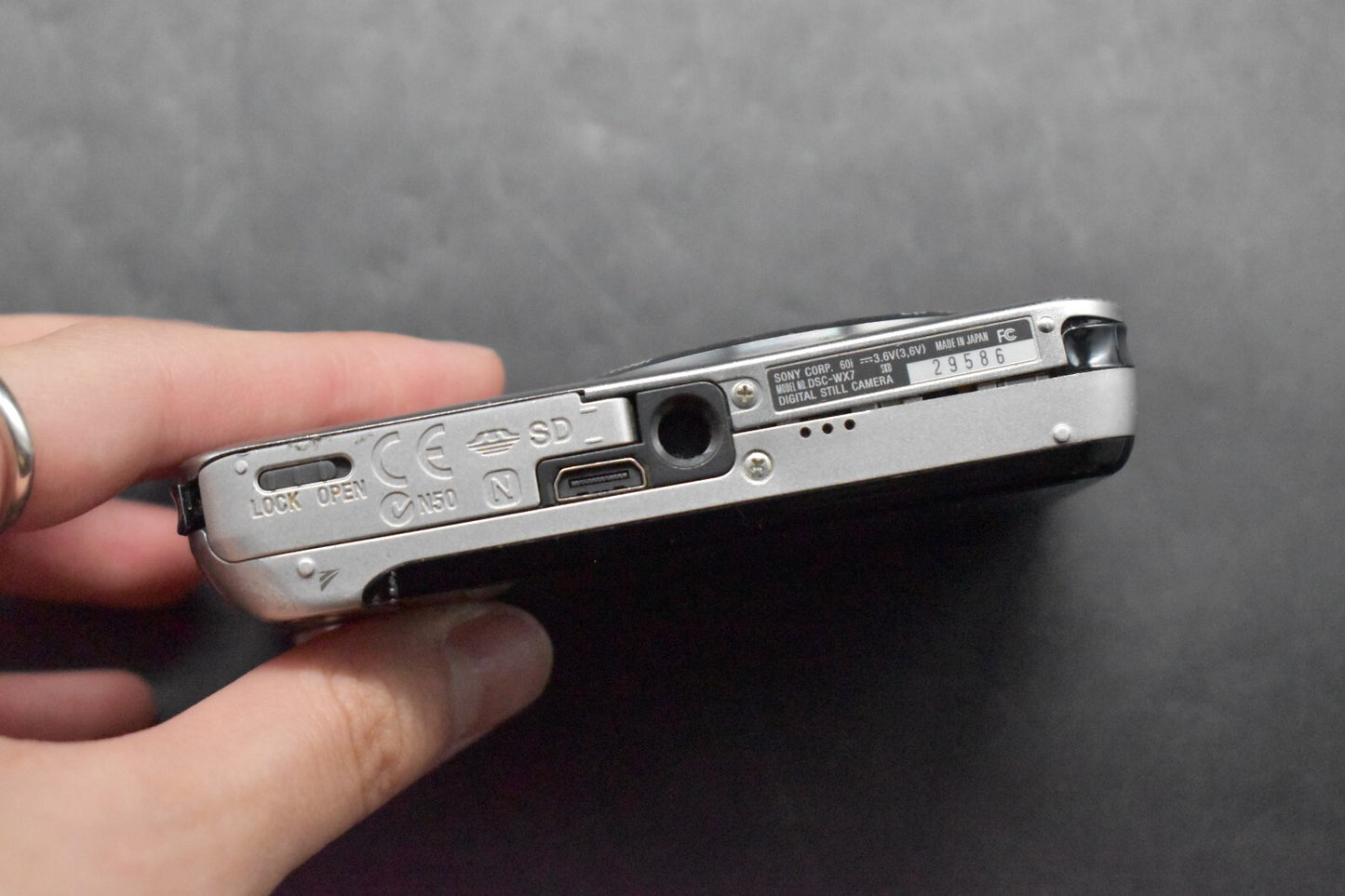 [1 Yr Warranty] Sony Cyber Shot DSC-WX7 Silver Digital Camera Compact 6528