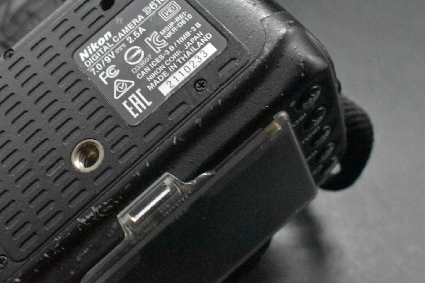 Nikon D610 DSLR fotocamera reflex digitale full frame usata [QUASI NUOVA -...