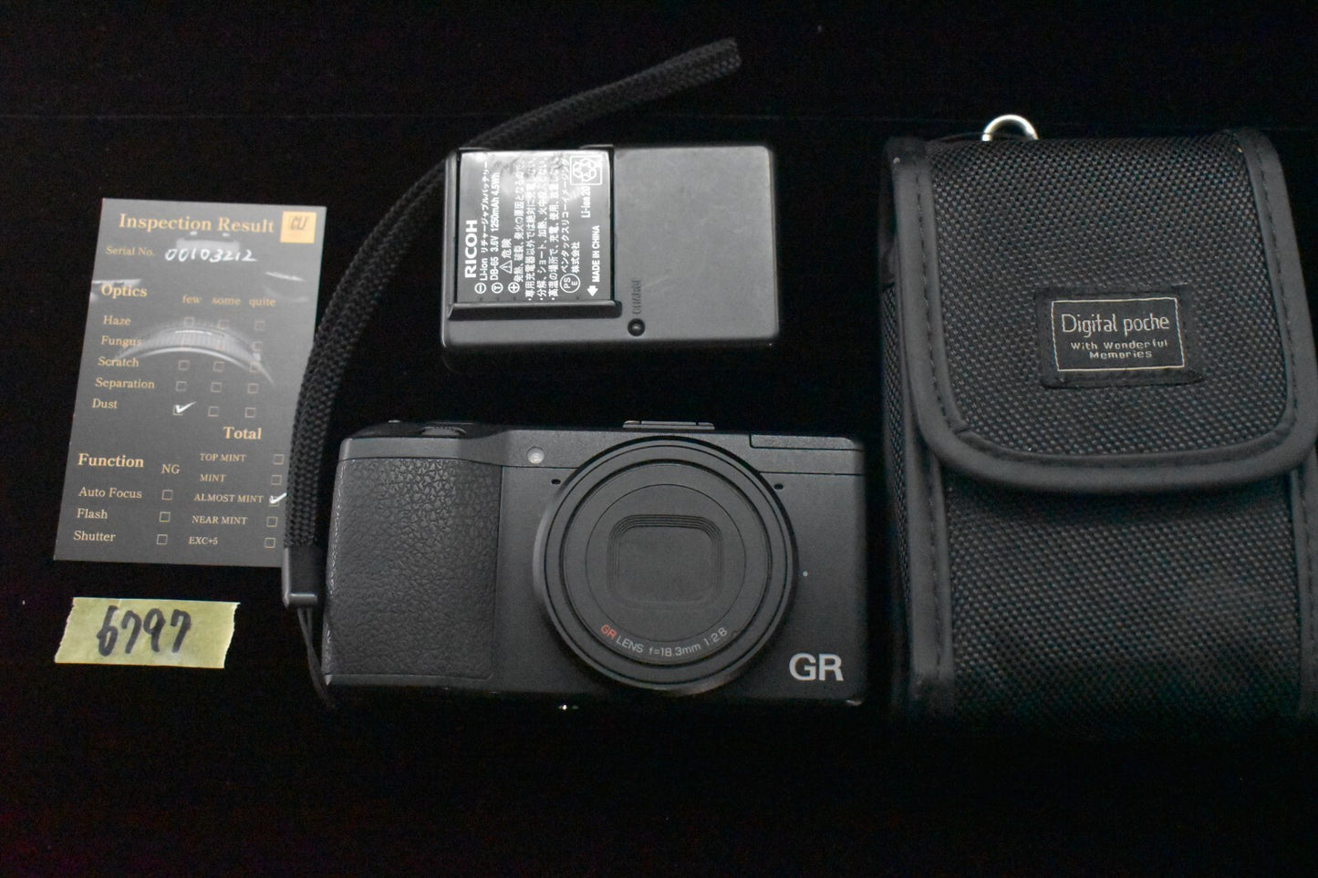 [1 Yr Warranty] RICOH GR 16.2MP Digital Compact Camera Black JAPAN 6797