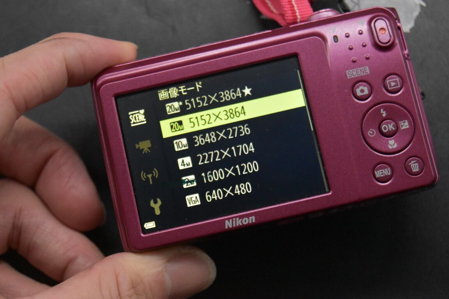 Nikon Digital Camera Coolpix A300 Pink WiFi 20MP 8.0x Zoom  【EXCELLENT+5】 #3428