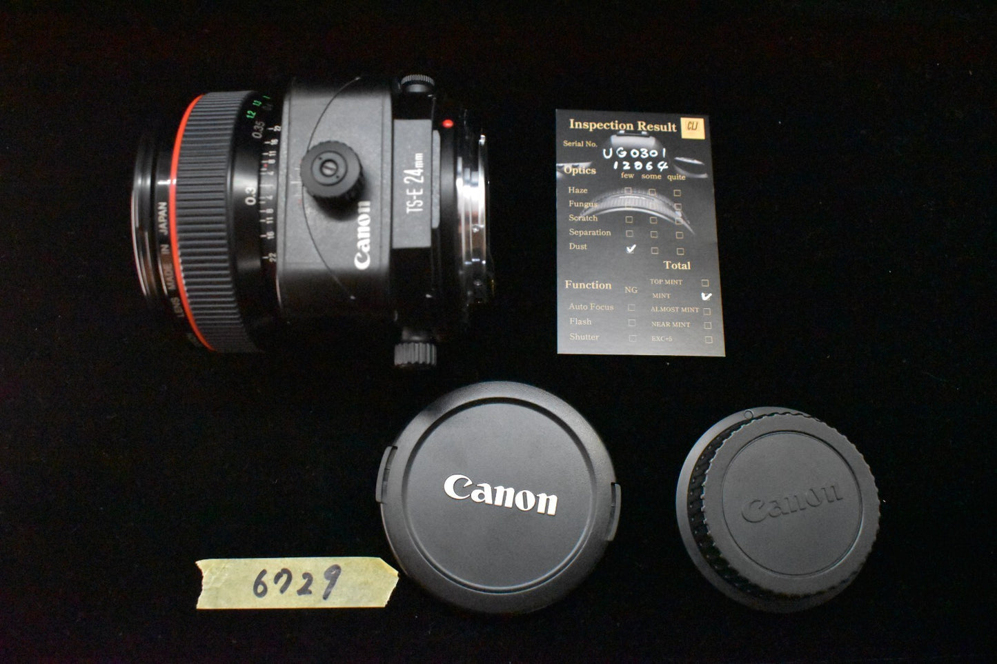 [1 Yr Warranty] Canon TS-E 24mm f/3.5 L MF Tilt Shift Lens TSE TS-E 6729