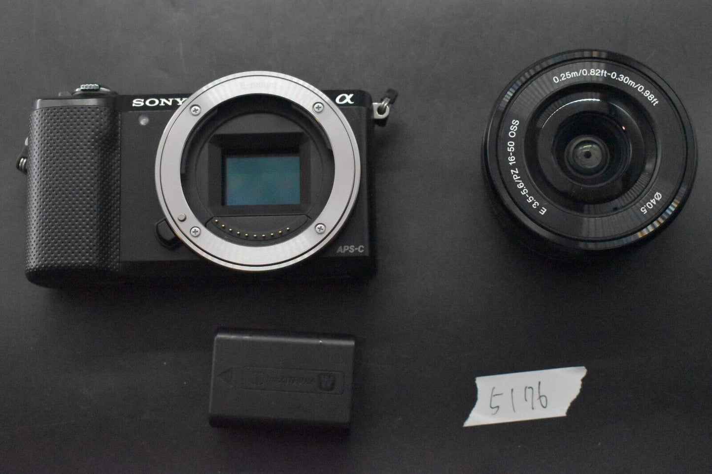 [1 Yr warranty] Sony Alpha a5000 Mirrorless Digital Camera with Lens Black 6500