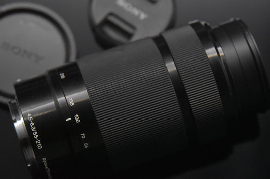 Sony E 55-210mm F/4.5-6.3 OSS Zoom Lens SEL55210 Black E Mount [MINT-] 5270