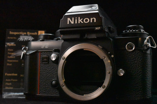 [1 Yr Warranty] Nikon F3 HP F3HP 35mm SLR Black Body Film Camera From JAPAN 6148