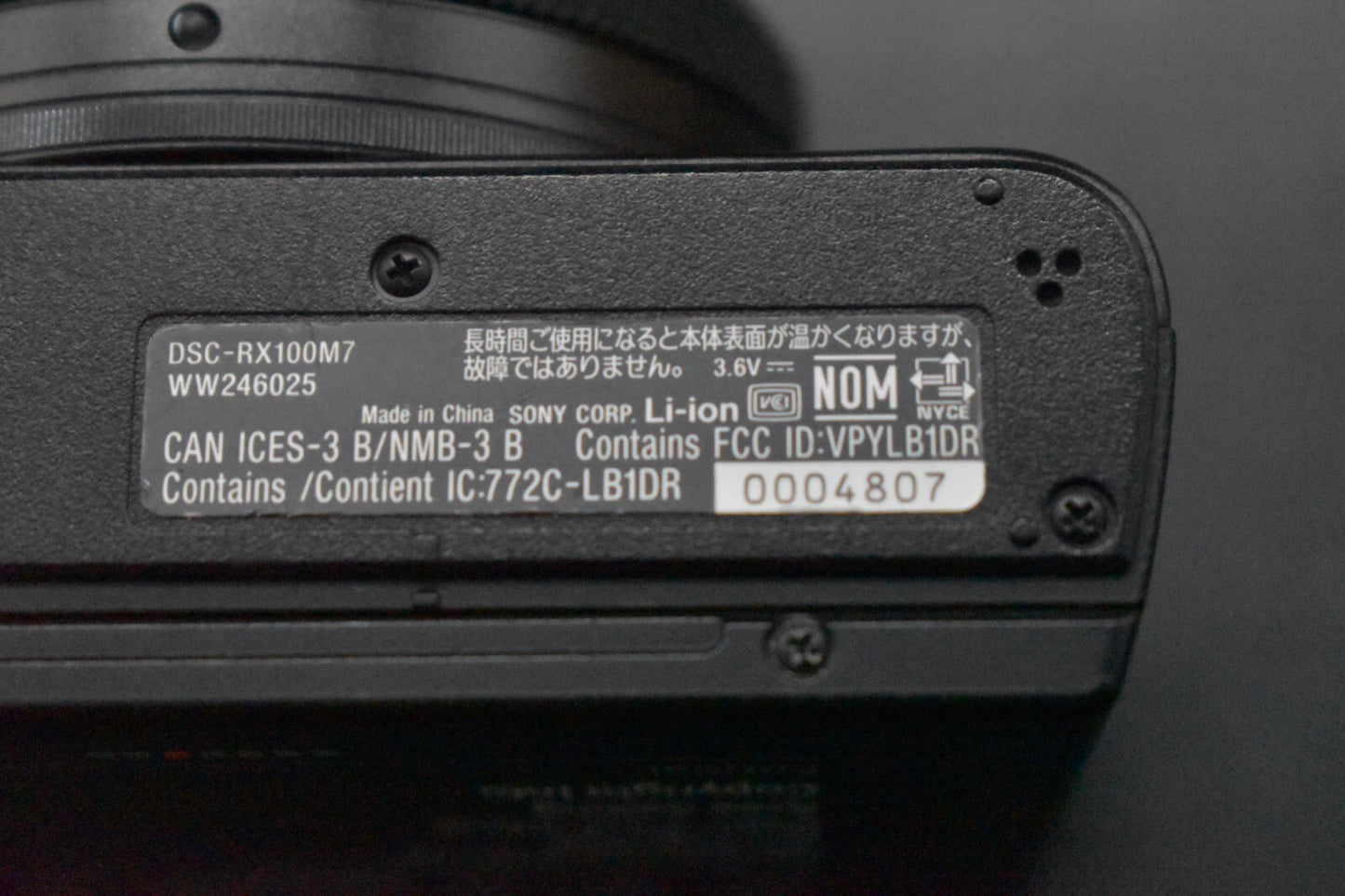 [1 Yr Warranty] Sony Cyber-Shot DSC-RX100M7 VII Mark 7 Digital Camera 6555