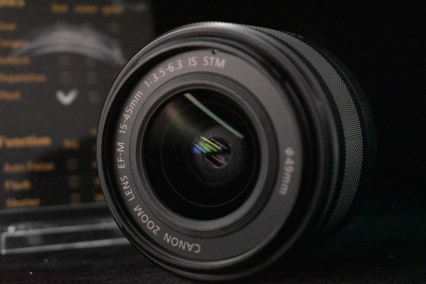 [1 Yr Warranty] Canon EF-M 15-45mm f/3.5-6.3 IS STM Black Lens From Japan 6664