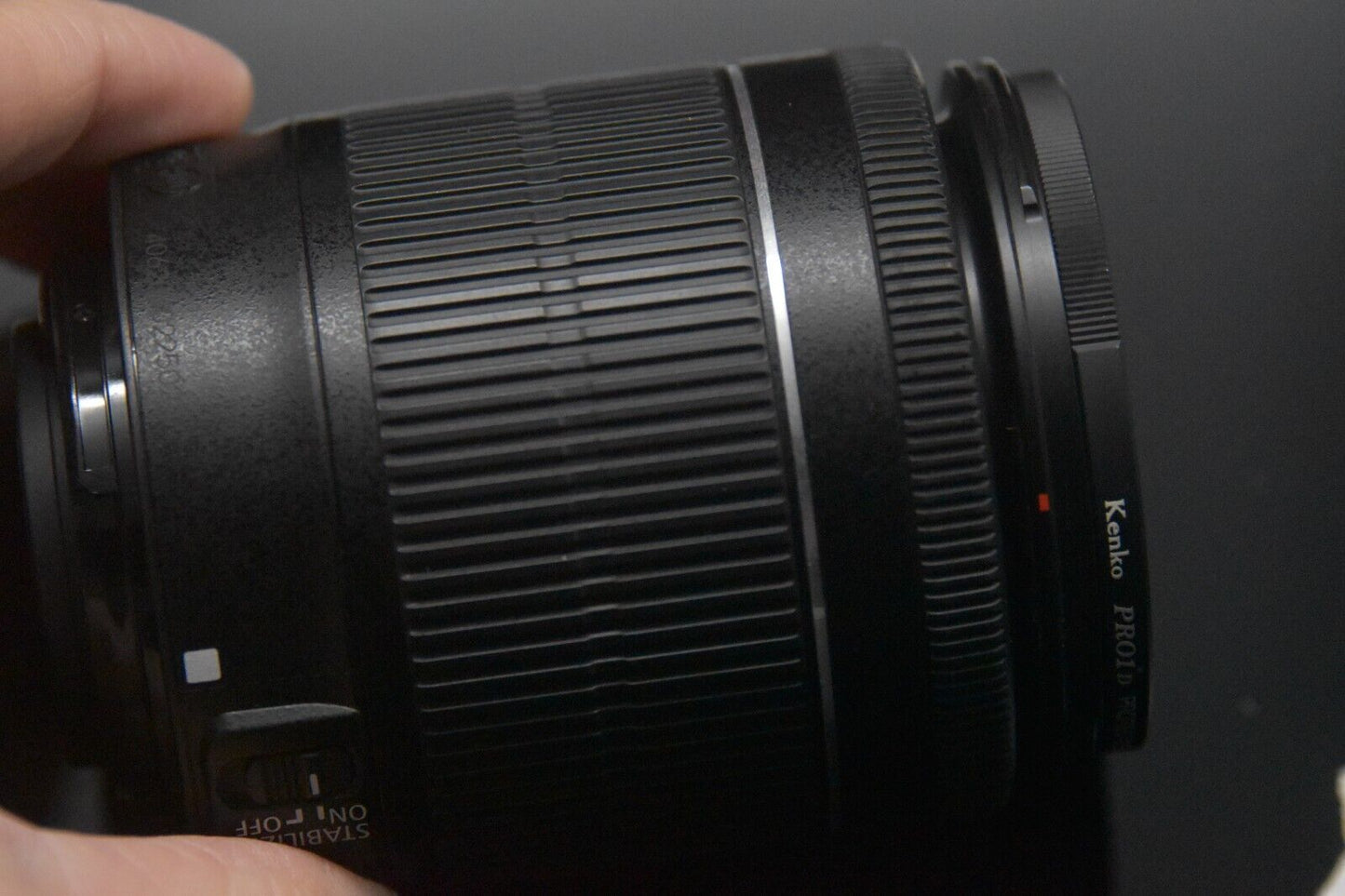 2 Lenses! Canon Eos Kiss X7 18-55mm & 55-250mm DSLR Camera Black From Japan 4651