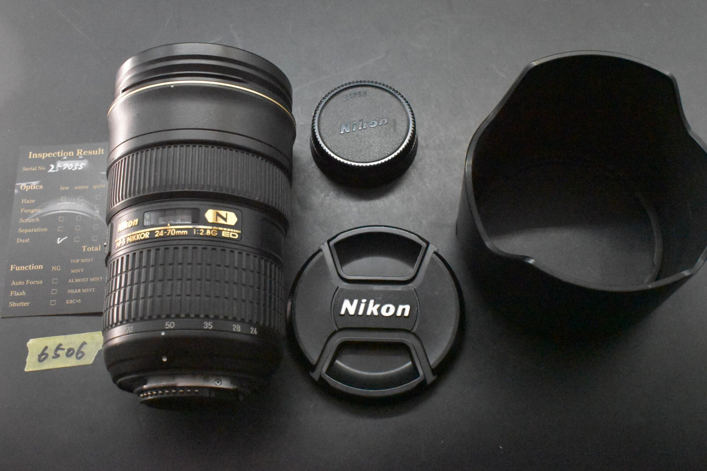 [1 Yr warranty] Nikon AF-S Nikkor 24-70mm f2.8 G ED IF Zoom F Mount Lens 6506