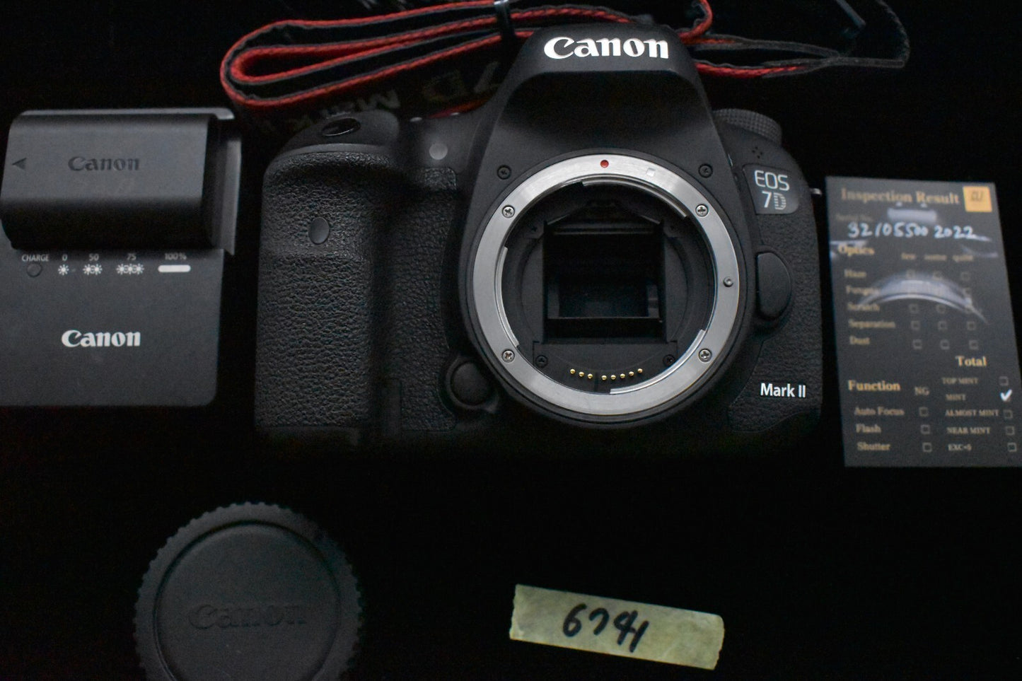 [1 Yr warranty] Canon EOS 7D Mark II DSLR Digital SLR Video Camera Used 6741