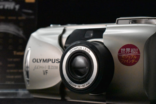 [1 Yr Warranty] Olympus Stylus μ mju II ZOOM 35mm Point & Shoot Film Camera 6313