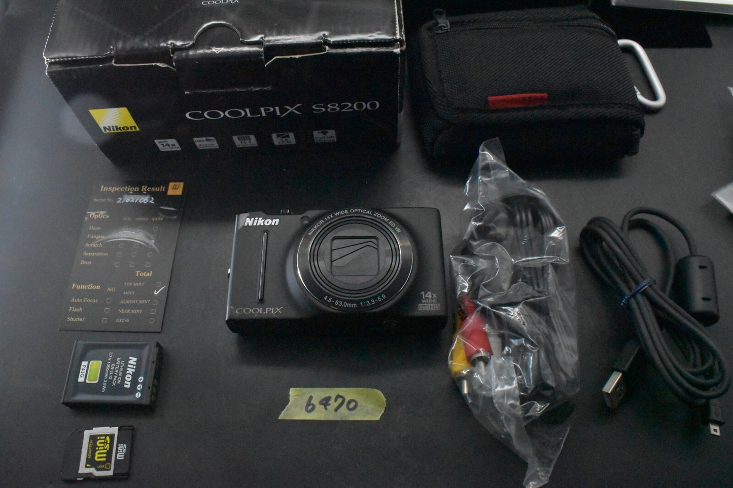 [1 Yr Warranty] Nikon COOLPIX S8200 Black Digital Camera Compact Japan 6470