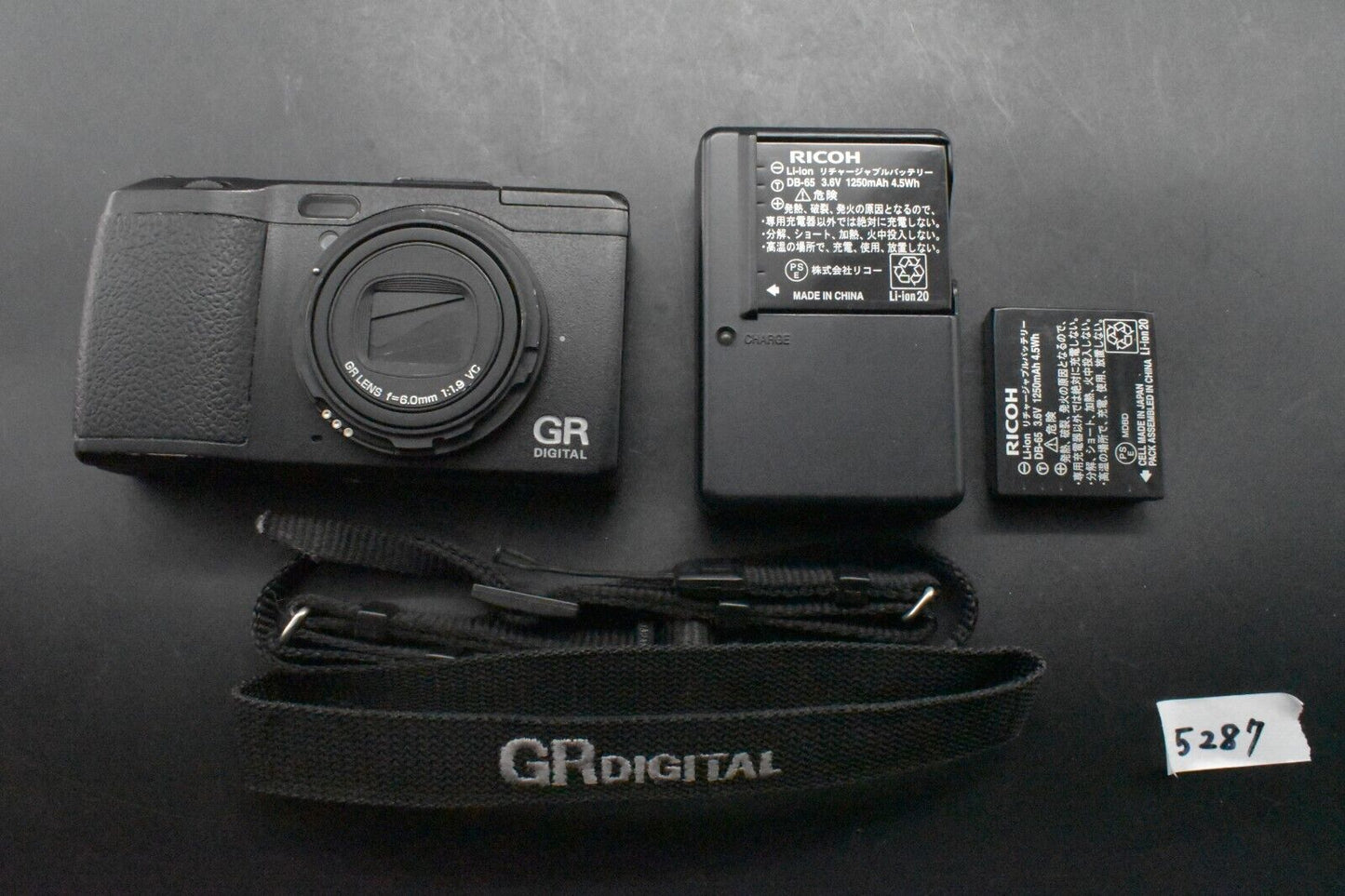 Appareil photo noir RICOH GR DIGITAL IV 10,4 MP du JAPON [NEAR MINT SC 19309]...