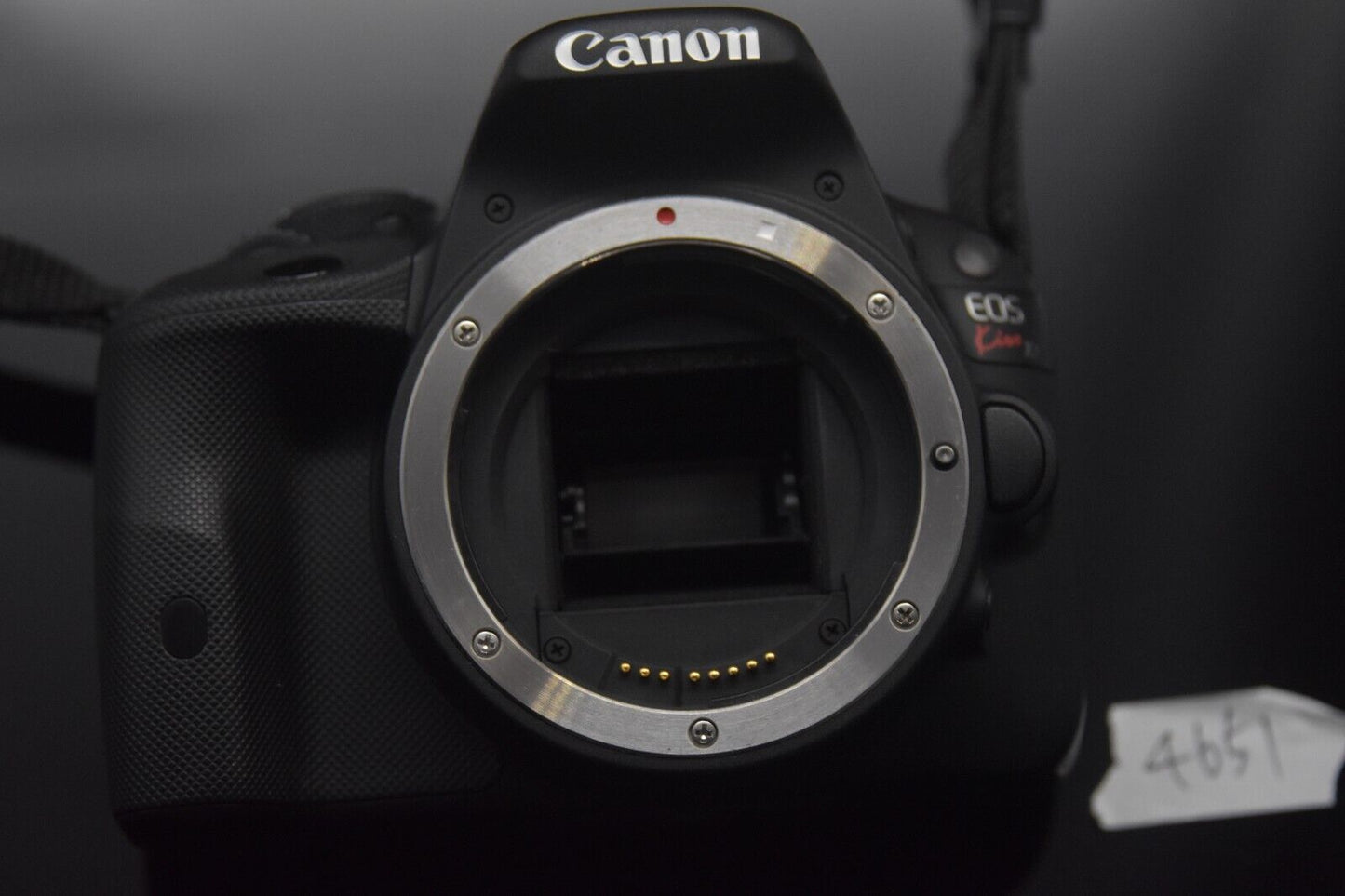 2 Lenses! Canon Eos Kiss X7 18-55mm & 55-250mm DSLR Camera Black From Japan 4651