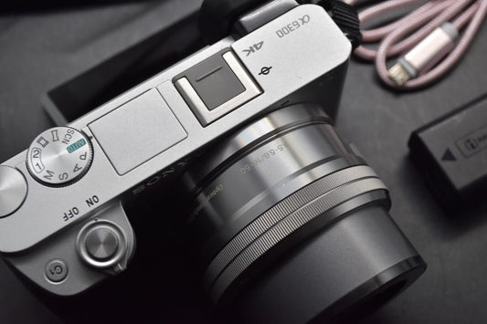Sony Alpha a6300 Mirrorless Digital Camera E 16-50mm Silver 【MINT SC 2467】3974