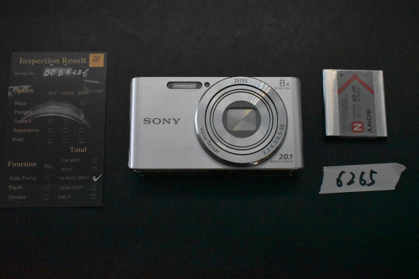 [1 Yr Warranty] Sony Cyber-Shot DSC-W830 8x zoom Digital Camera Silver 6265