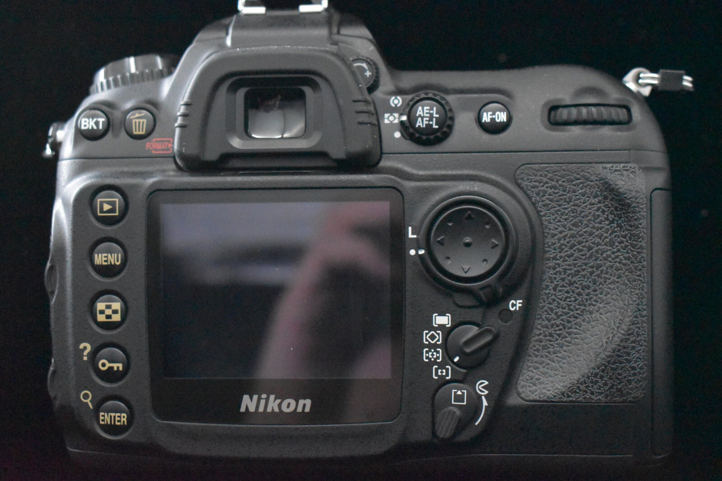 [1 Yr warranty] Nikon D200 10.2MP Digital SLR Camera Black Body Battery 6862
