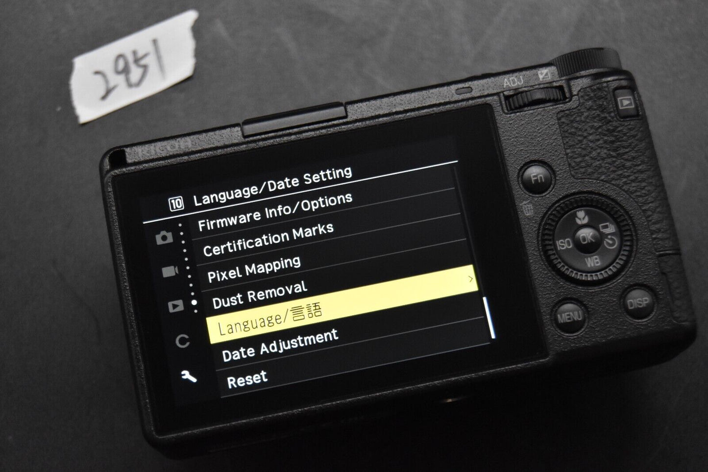 RICOH GR III 24.2MP 18.3mm f/2.8 Digital Camera Black From JAPAN 【MINT】 2951