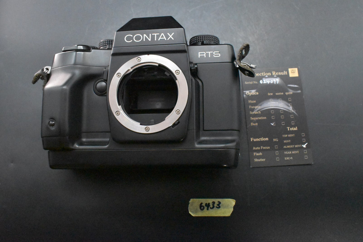 [1 Yr Warranty] Contax RTS lll 35mm SLR Film Camera Body For C/Y Mount 6433