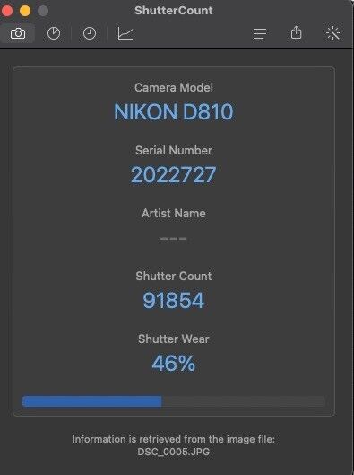 Nikon D810 FX D-SLR Digital Camera 36.3 MP From JAPAN [N MINT SC 91854] 5263