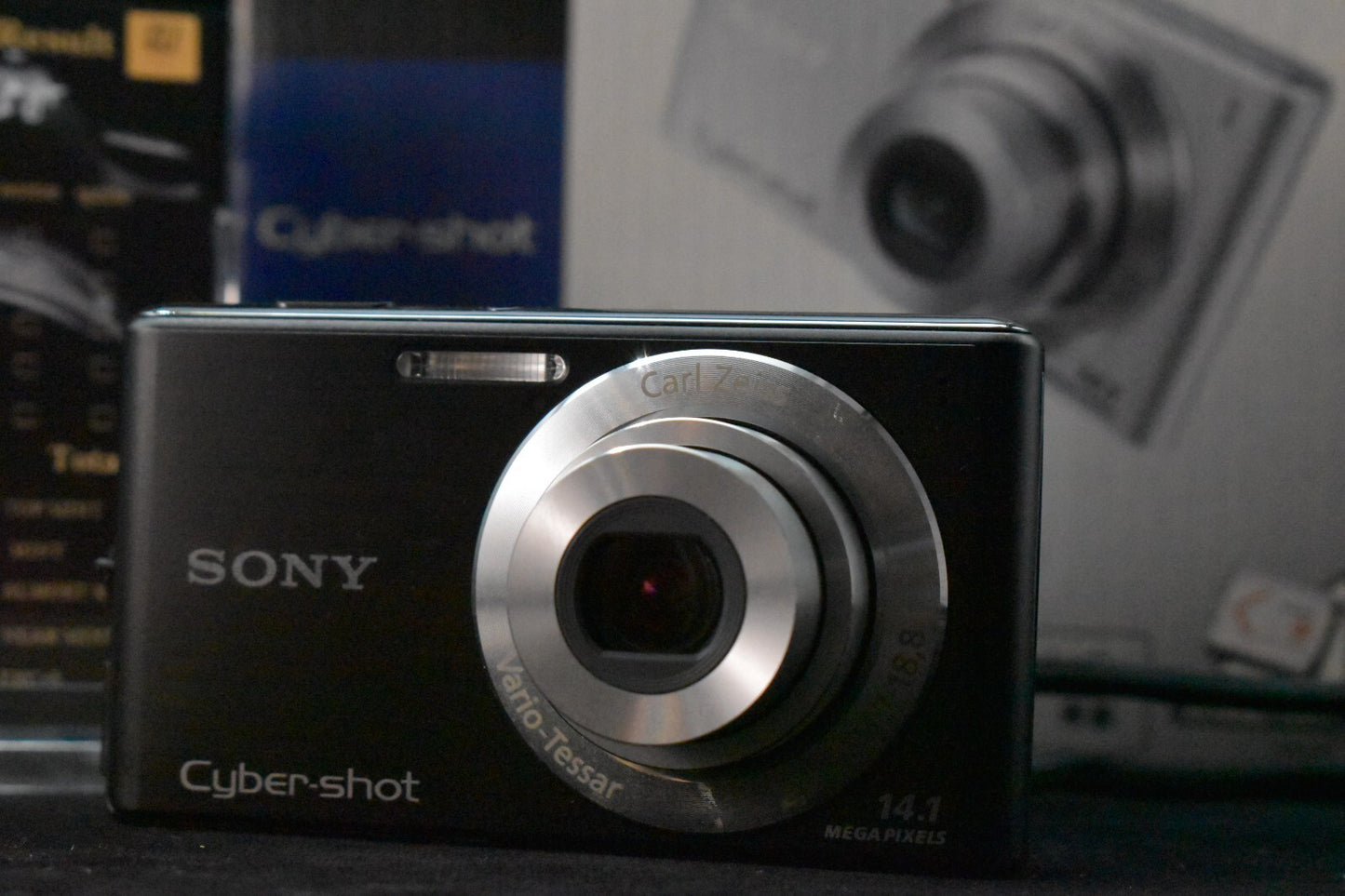 [1 Yr Warranty] Sony Cyber-shot DSC-W530 Black Compact Digital Camera 6351
