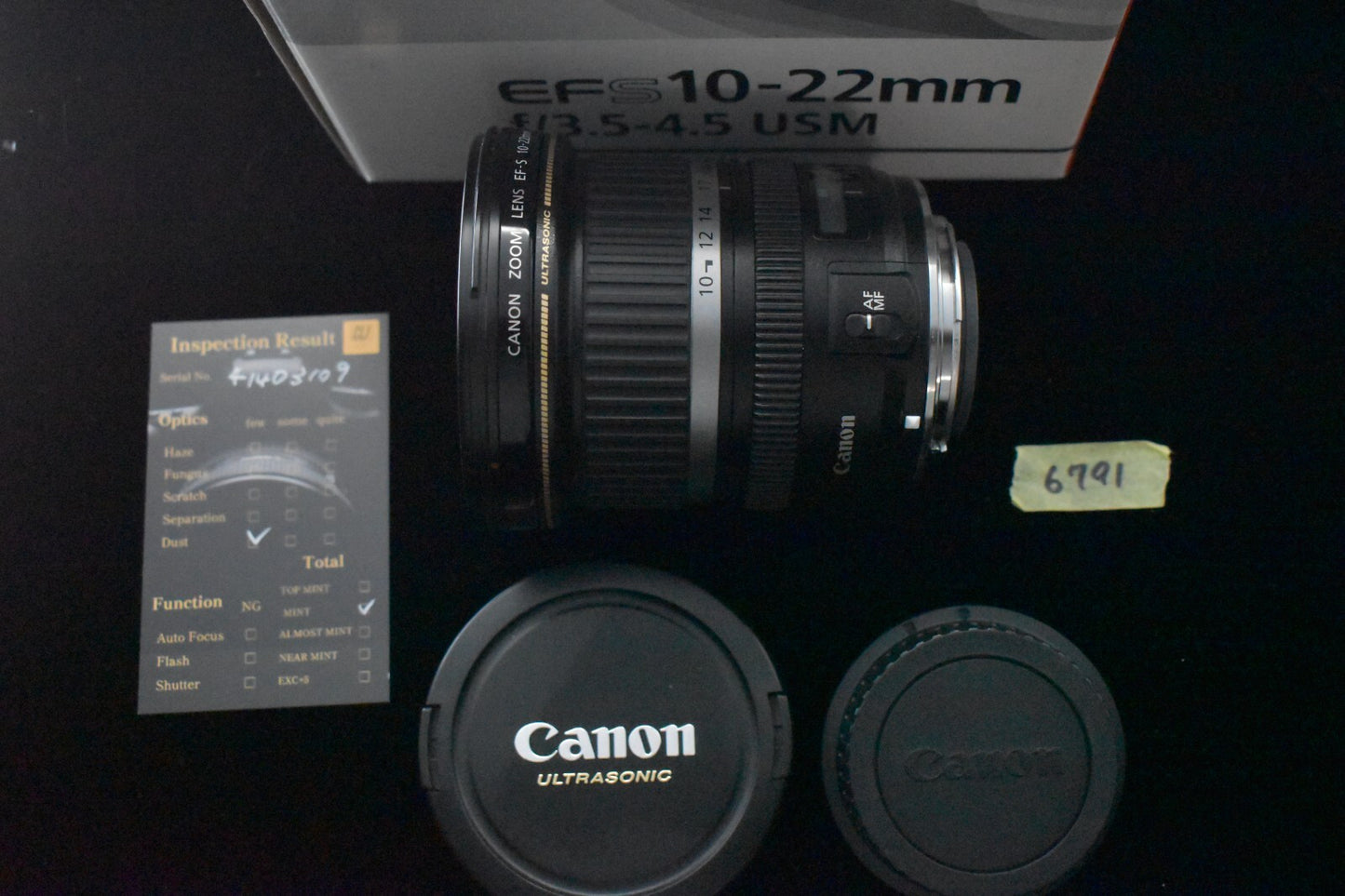 [1 Yr Warranty] Canon EF-S 10-22mm F/3.5-4.5 USM SLR Wide Angle Zoom Lens 6791