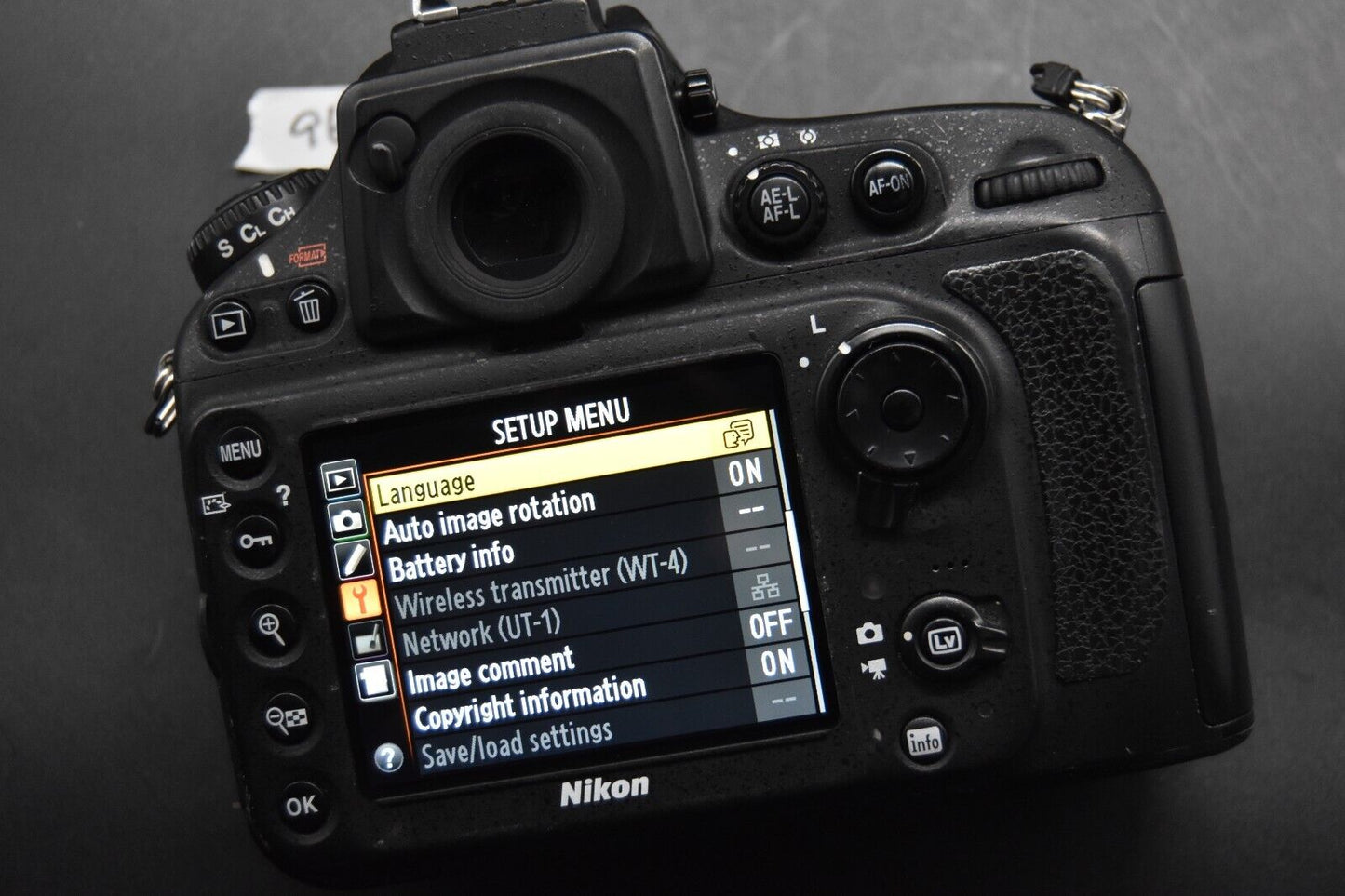 Nikon D800 36.3MP FX Digital SLR Camera Body 【ALMOST MINT SC 105076】 #968