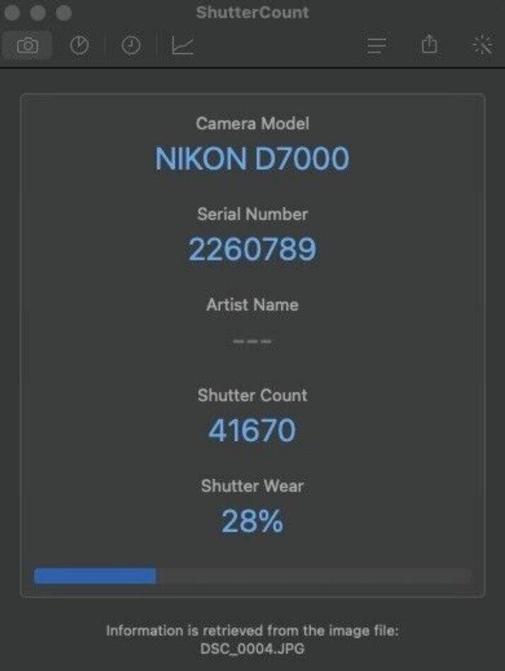 Nikon D7000 DSLR Digital SLR Camera Body Used [NEAR MINT SC 28%] 5157