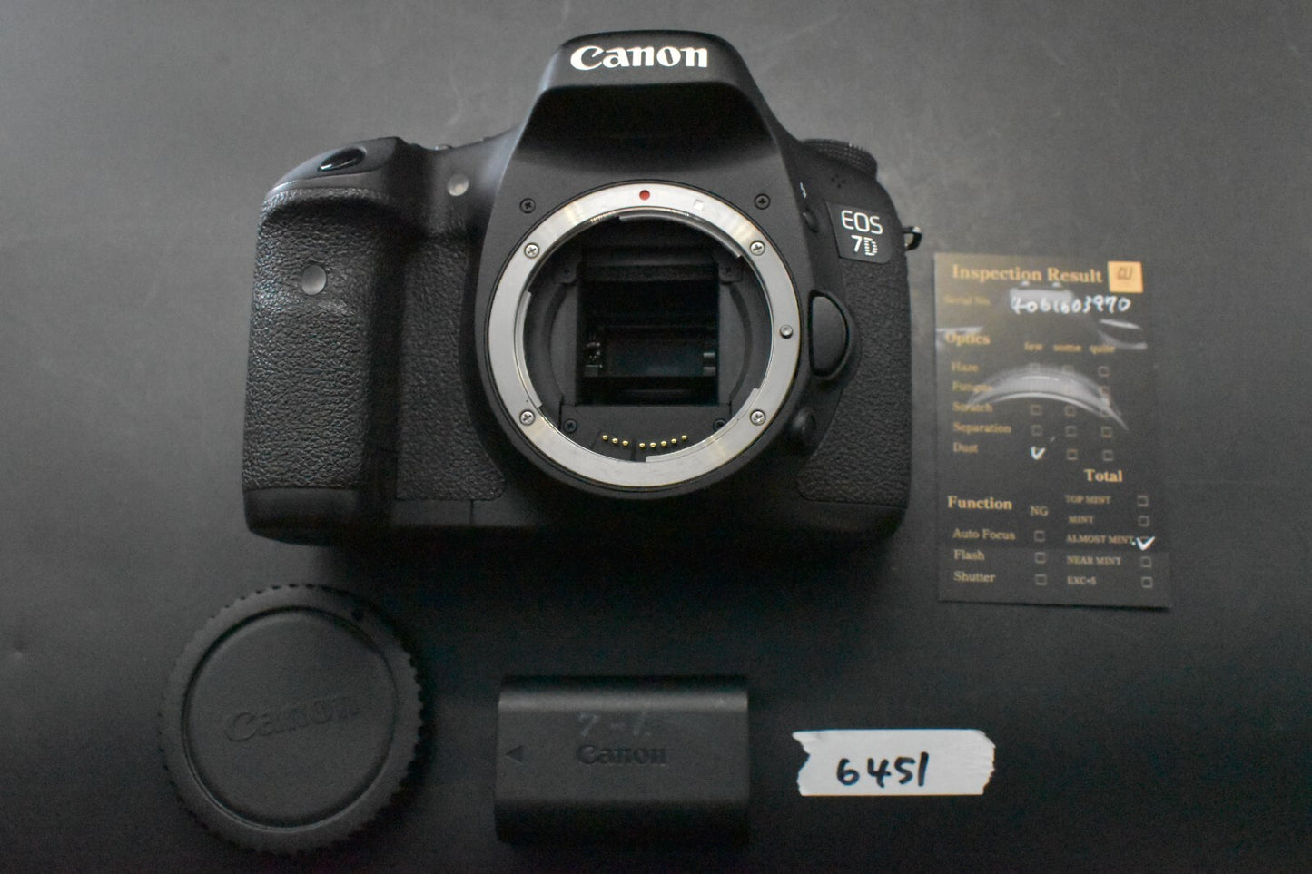 [1 Yr warranty] Canon EOS 7D DSLR Digital Professional Camera From Japan 6451