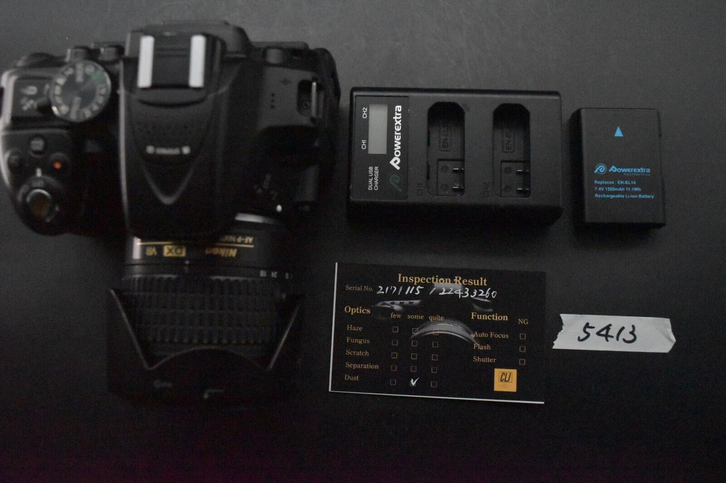 Nikon D5300 24.2 MP DSLR Camera w/ 18-55 mm Lens JAPAN [N MINT SC 27%] 5413