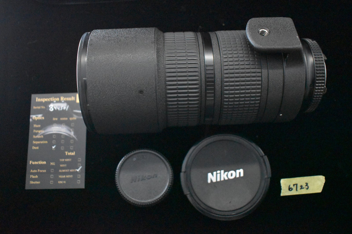 [1 Yr warranty] Nikon Zoom NIKKOR AF 80-200mm F/2.8 D ED New Lens 6723