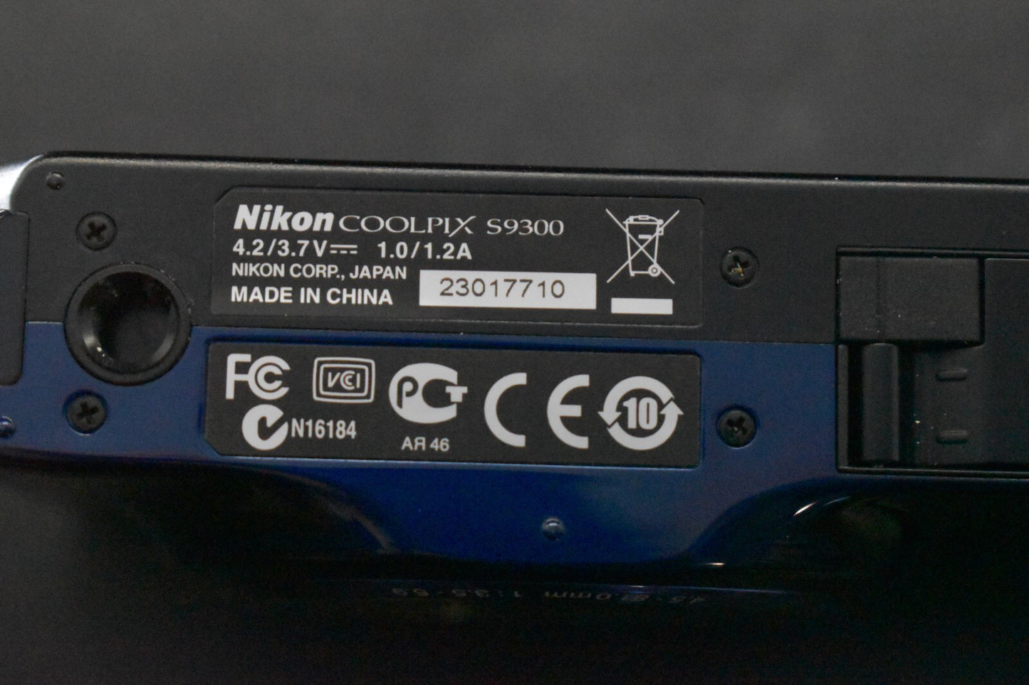 [1 Yr warranty] Nikon Coolpix S9300 Blue 16.0MP Digital Camera From JAPAN 6194