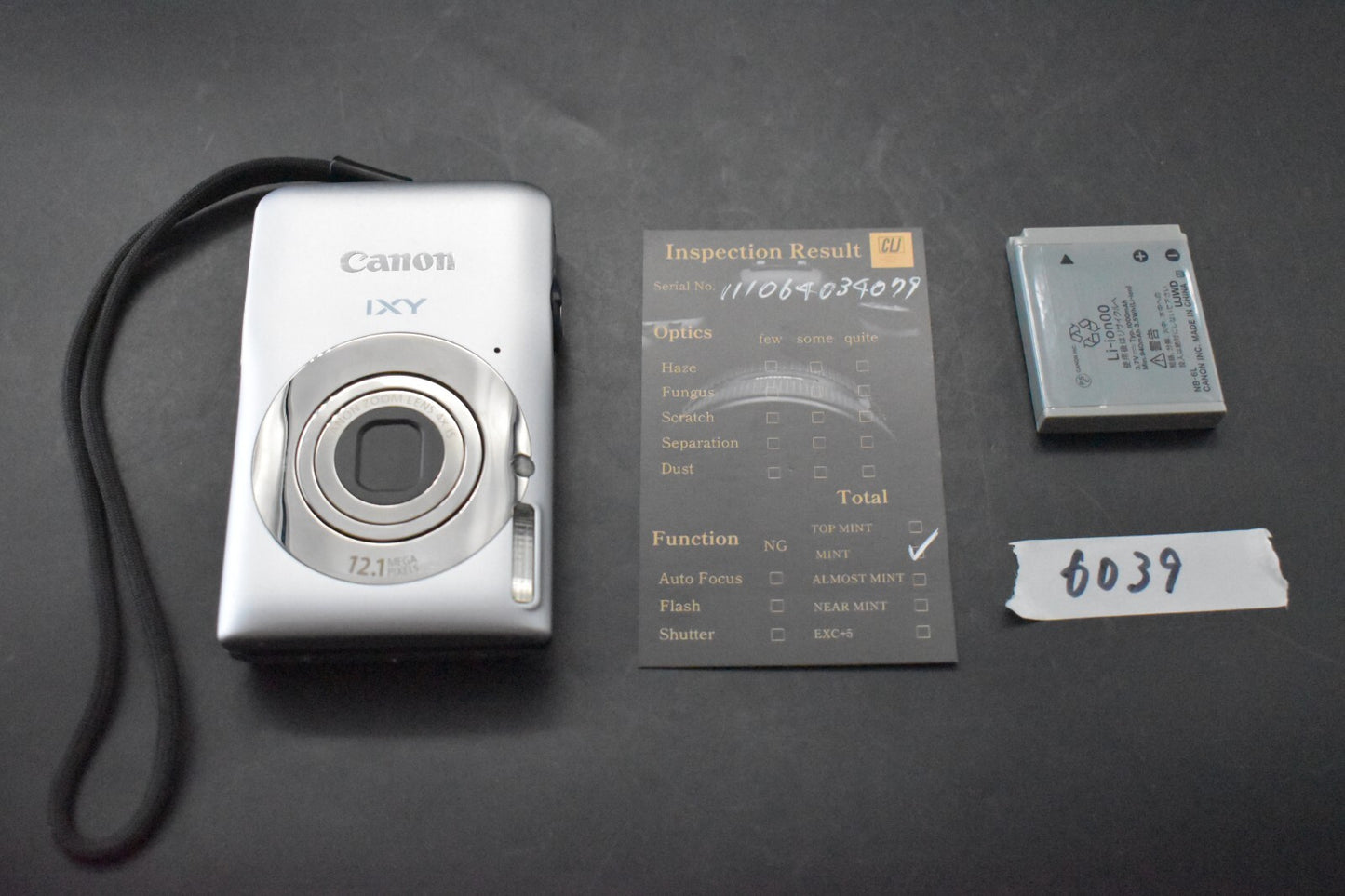 [1 Yr Warranty] Canon PowerShot IXY 200 ELPH 185 Digital Camera 8x Zoom 6039