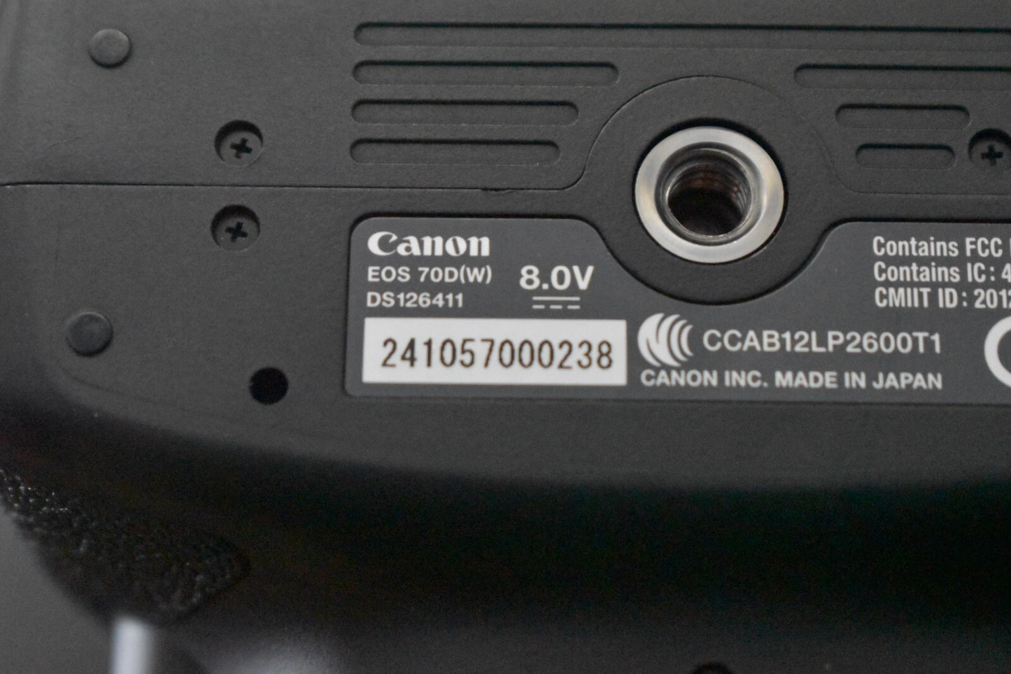 [1 Yr warranty] Canon EOS 70D DSLR Digital SLR Video Camera Body 6640