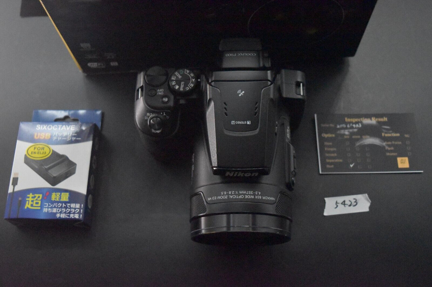 [1 Yr warranty] Nikon Coolpix P900 Black Point and Shoot Super Zoom Camera 6588