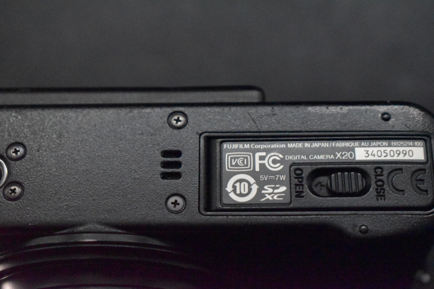 [1 Yr Warranty] FUJIFILM X20 Compact Digital Camera Black Fuji X Series 6589