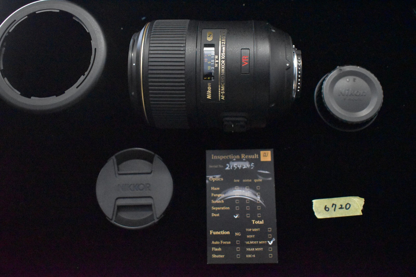 [1 Yr Warranty] Nikon AF-S MICRO NIKKOR 105mm F/2.8G ED VR Lens from JAPAN 6720