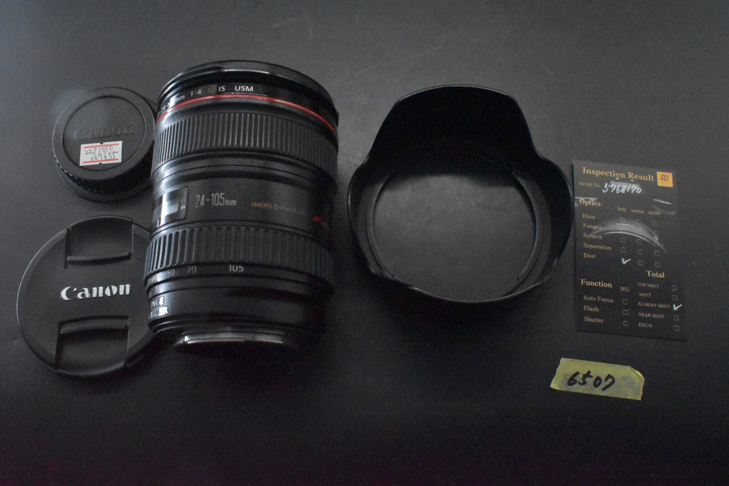 [1 Yr warranty] Canon EF 24-105mm f/4 L IS USM AF Zoom Lens EF Mount 6507