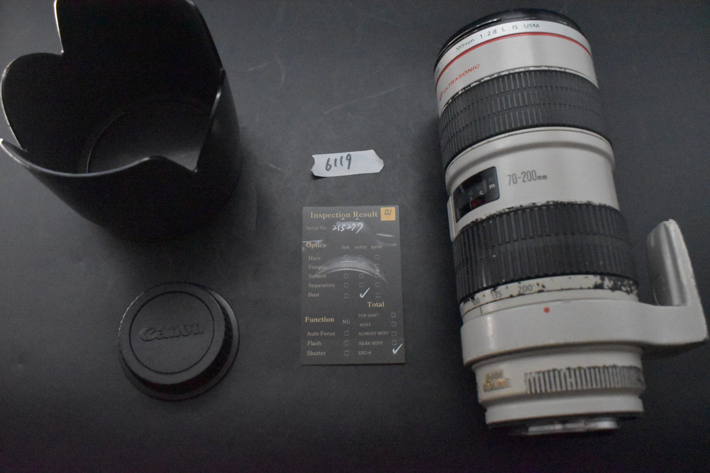 [1 Yr warranty] Canon EF 70-200mm F/2.8 L IS USM Telephoto Zoom AF Lens 6119