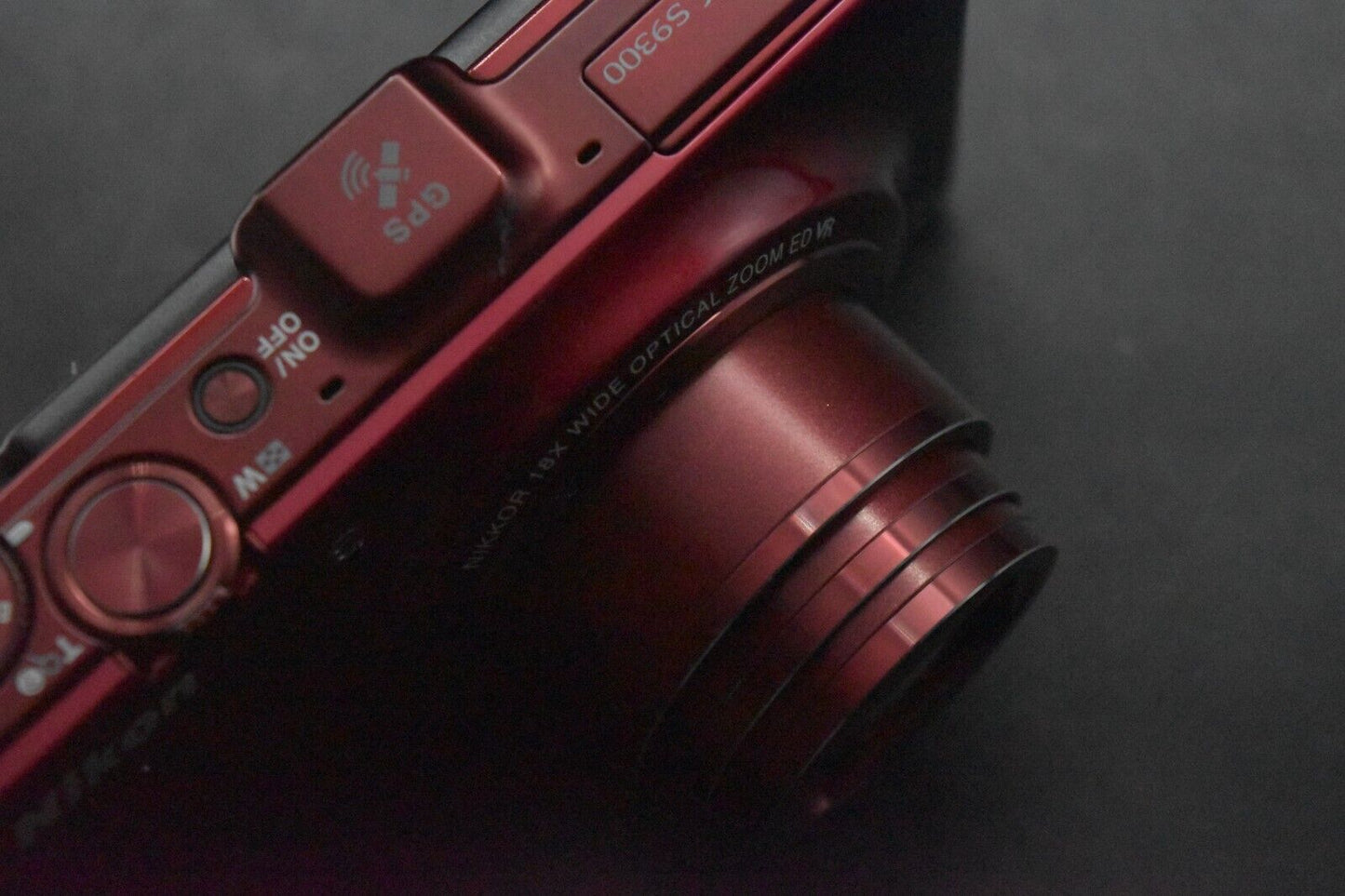 Nikon Coolpix S9300 Red 16.0MP Digital Camera From JAPAN [MINT] #5391