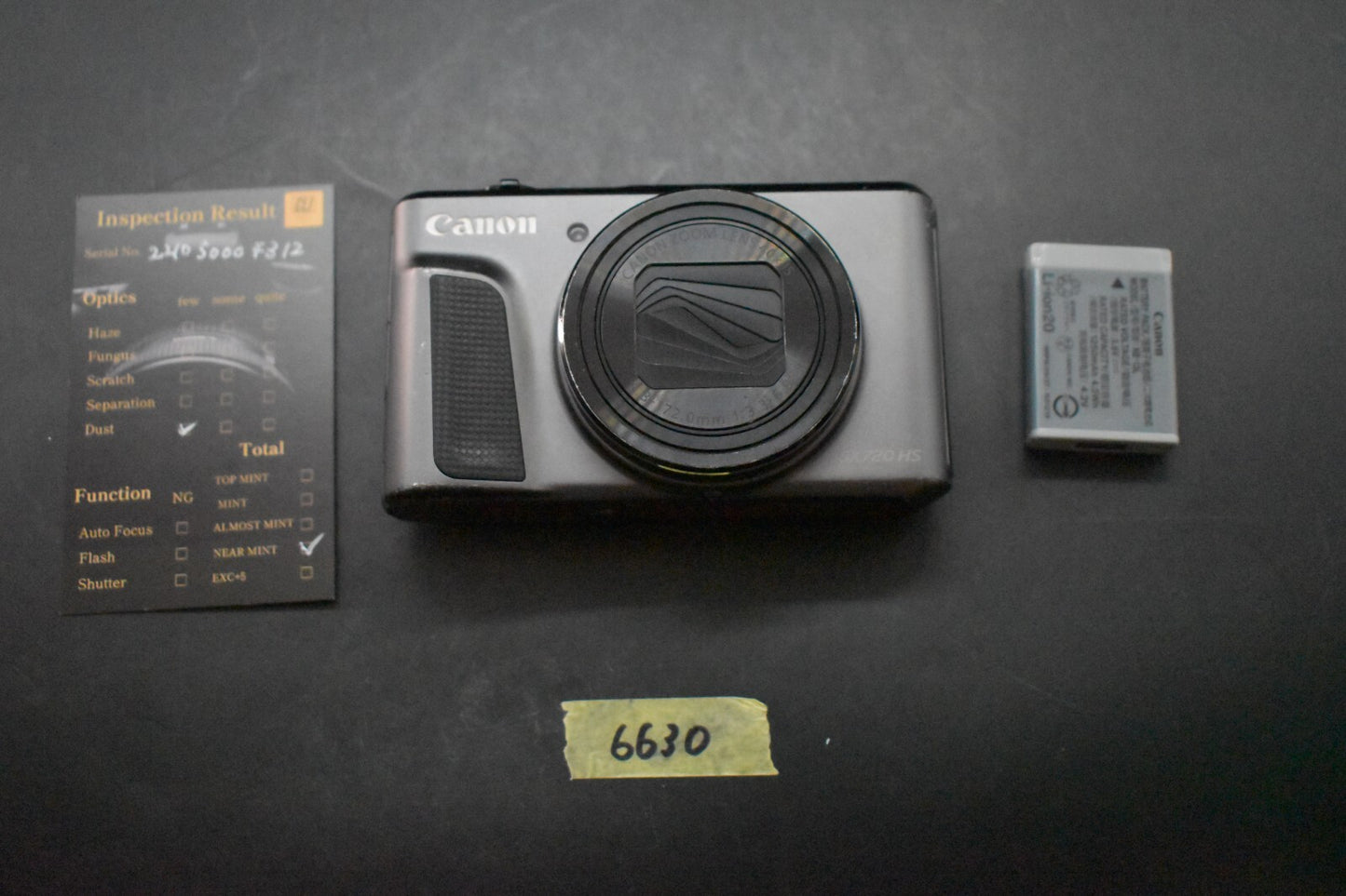 [1 Yr Warranty] Canon PowerShot SX720 HS 20.3MP Digital Camera Black Japan 6630