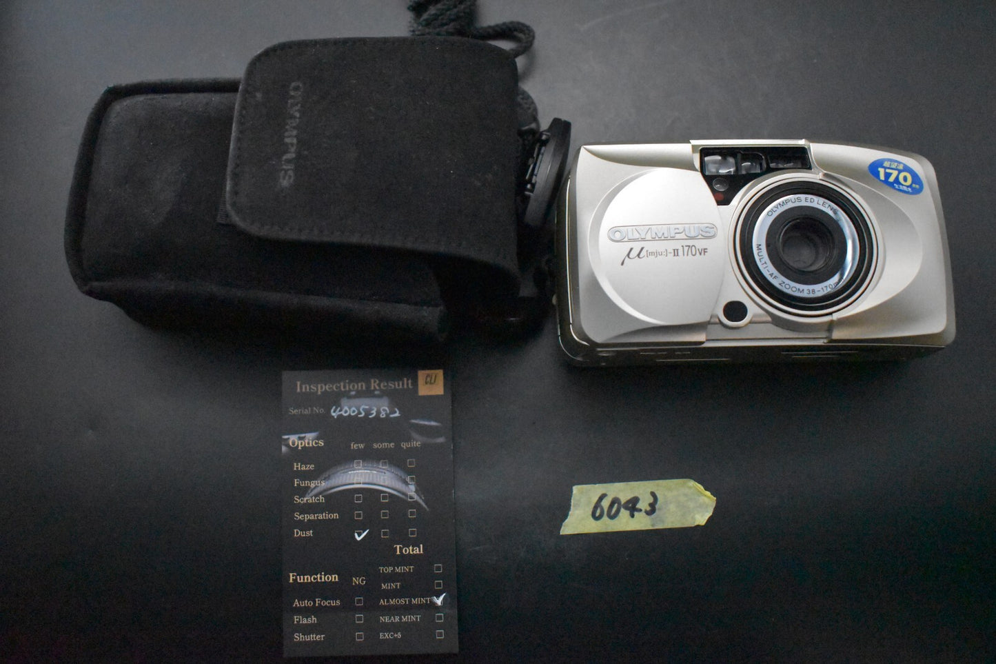 [1 Yr Warranty] Olympus Mju II 170 VF AF 35mm Compact Film Camera 6043