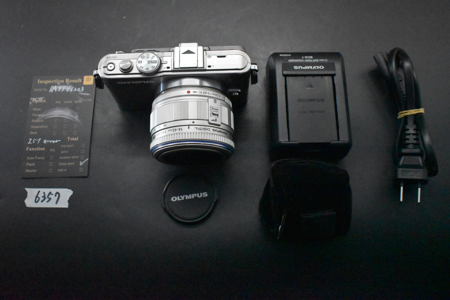 [1 Yr Warranty] Olympus PEN Lite E-PL3 Silver 12.3 MP with Lens From Japan 6357