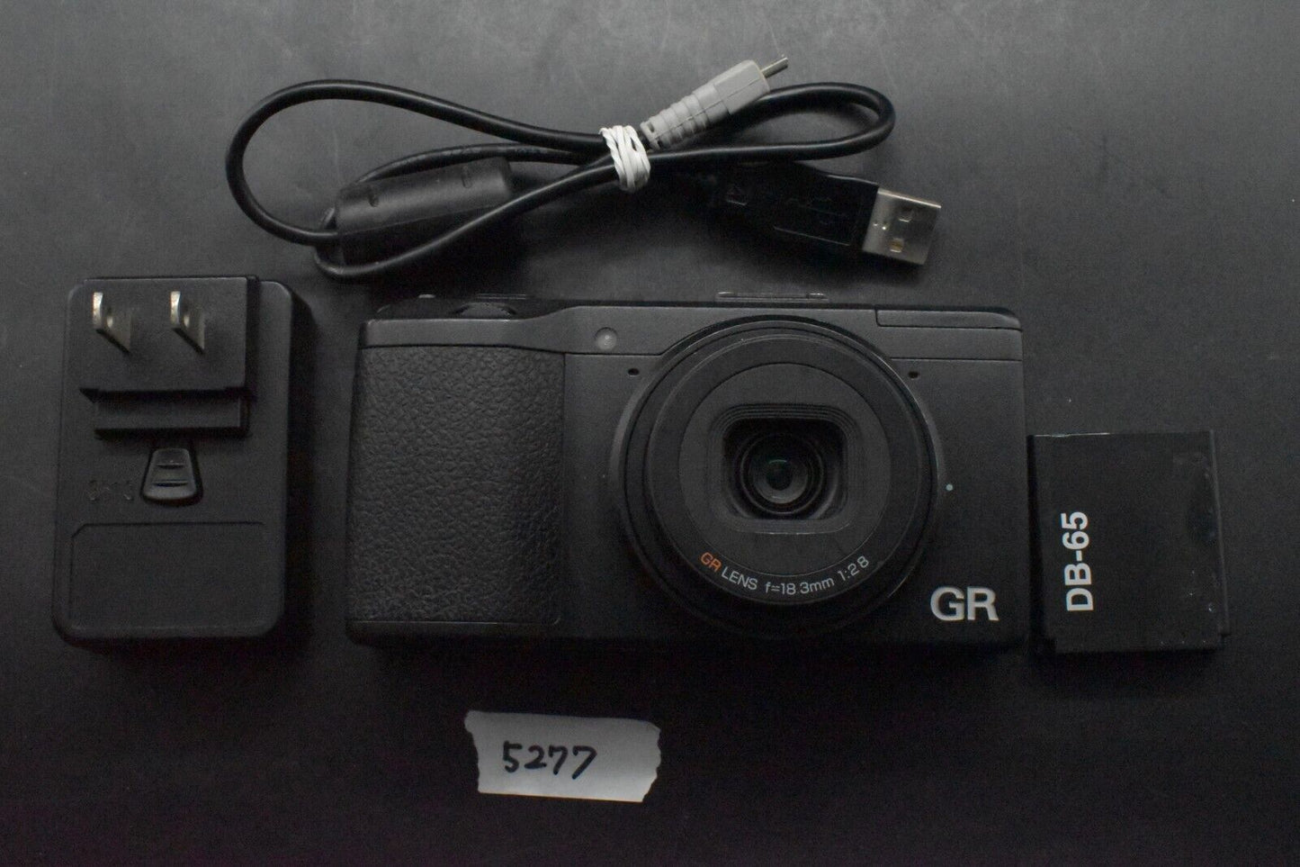 RICOH GR 16.2MP Digital Compact Camera Black JAPAN [ALMOST MINT] #5104