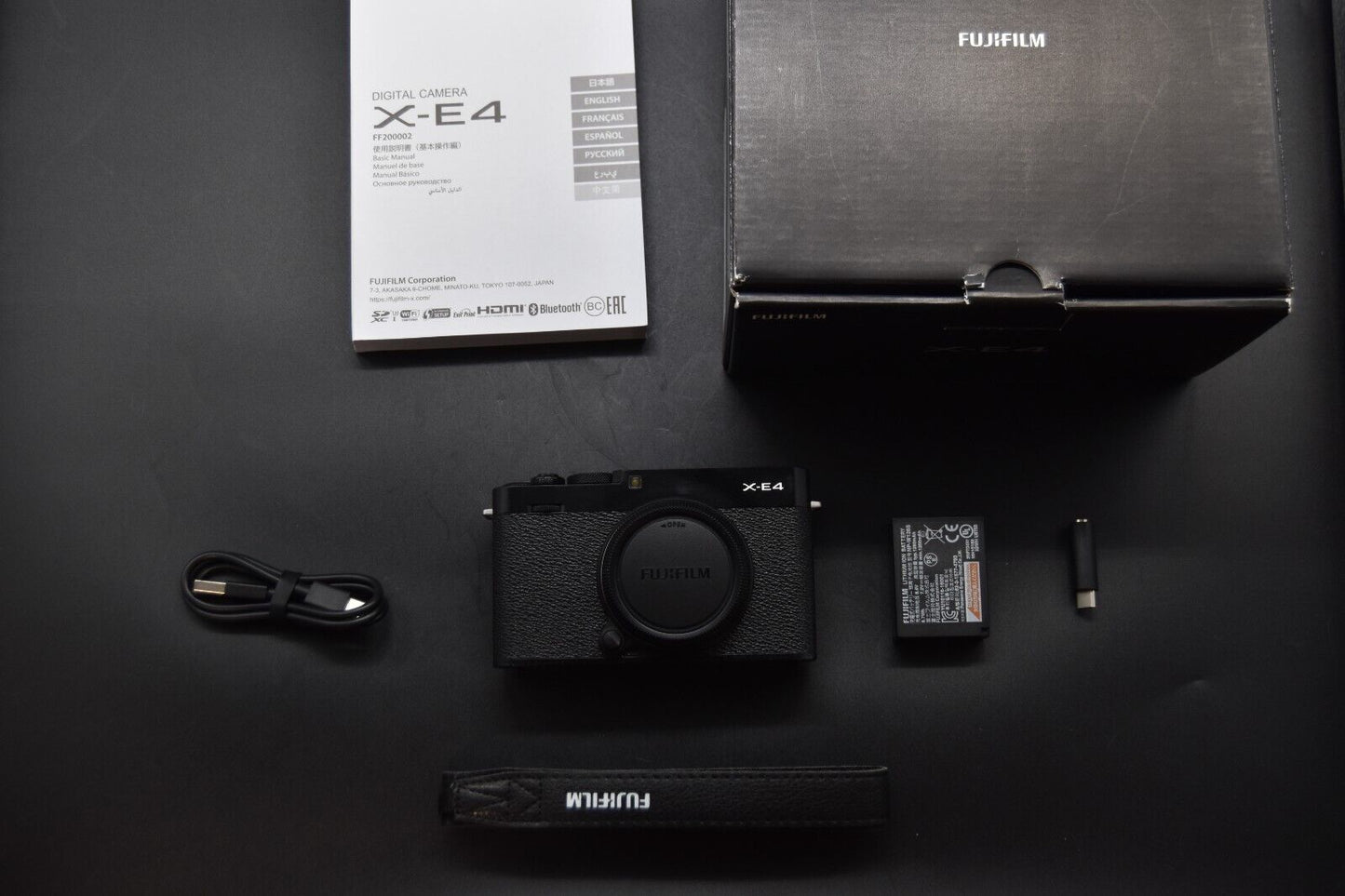 Fujifilm X Series X-E4 Mirrorless Digital Camera Black【MINT- SC 2515】2946