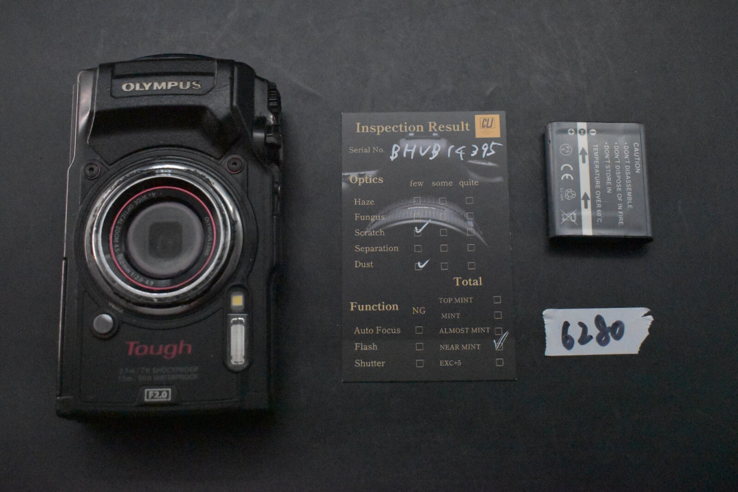 [1 Yr Warranty] OLYMPUS Tough TG-5 Black Waterproof Digital Camera JAPAN 6280