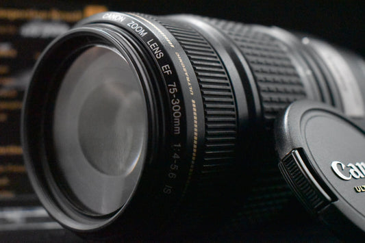 [1 Yr Warranty] Canon EF 75-300mm f/4-5.6 IS USM Telephoto Zoom Lens 6832